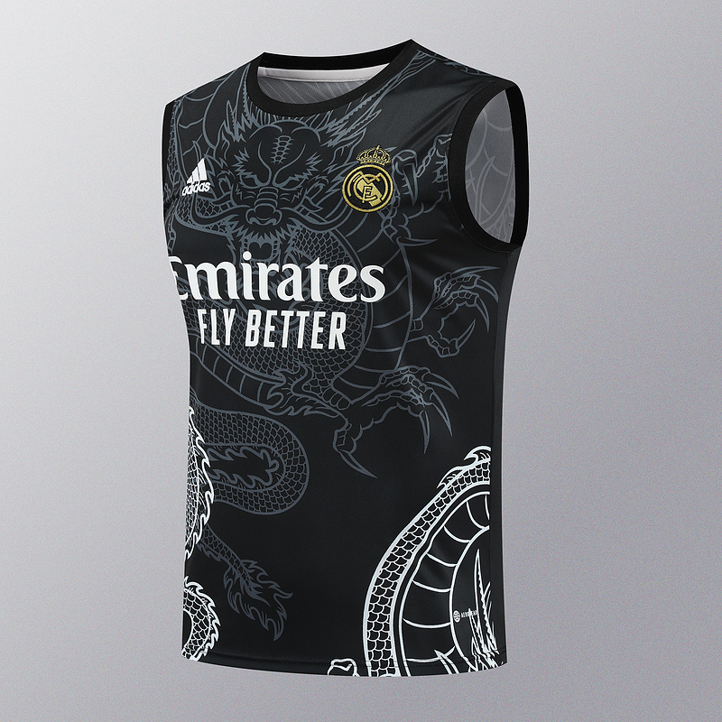 AAA Quality Real Madrid 24/25 Black Dragon Vest Jersey